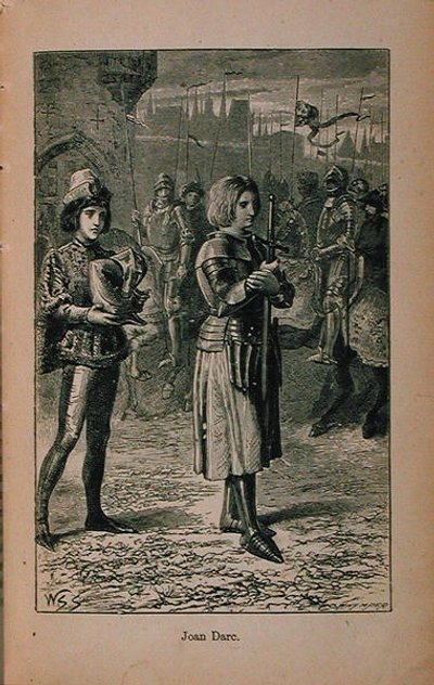 Joan of Arc (c.1412-31) illustration from Little Arthur